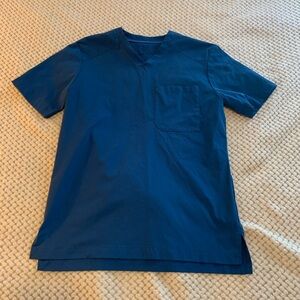 Medlita Scrub Top - Caribbean Blue